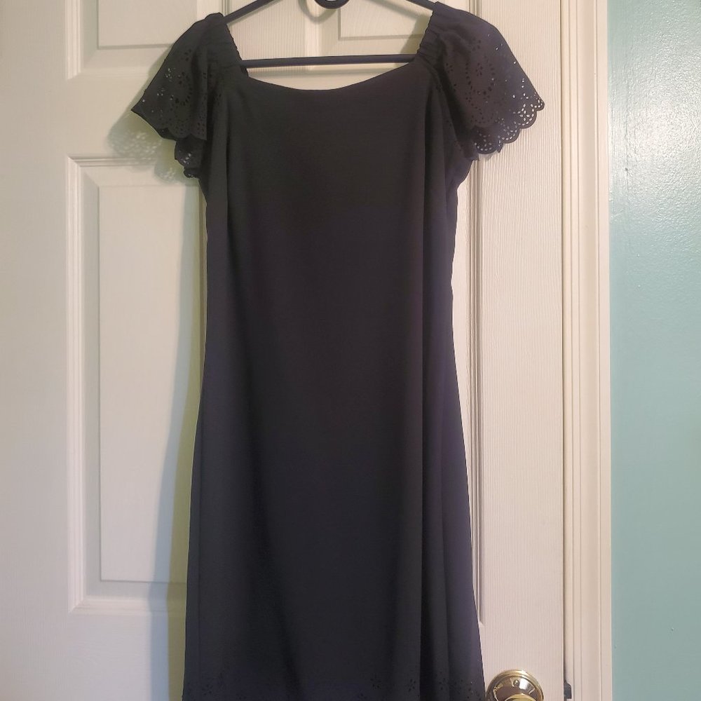 Elle - Size XS - Black Ruffle Sleeve Dress